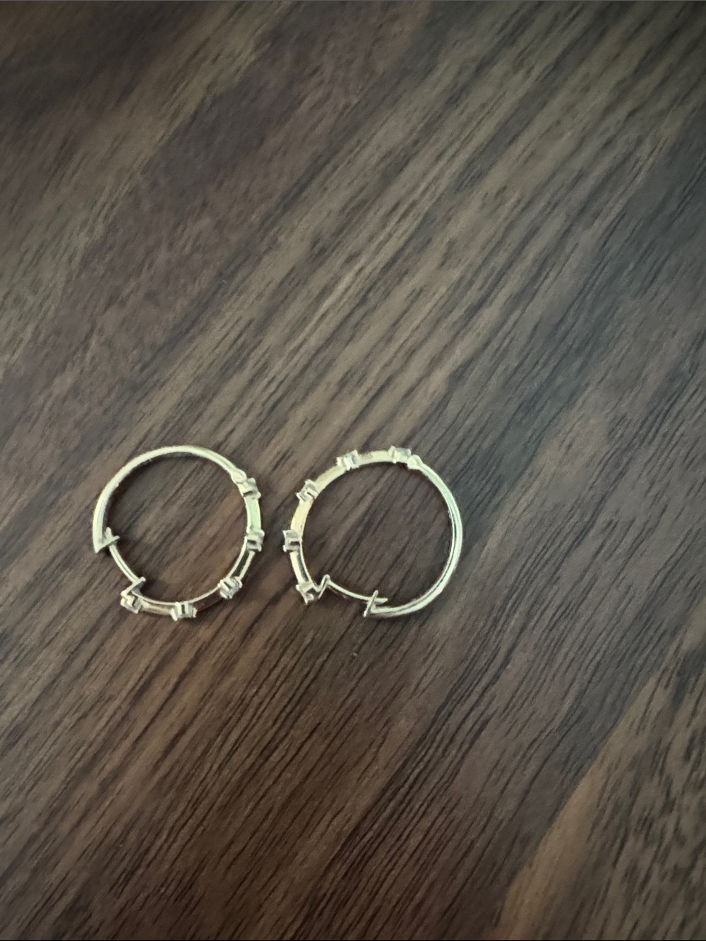 String Lights Hoops - Yellow Gold Earrings